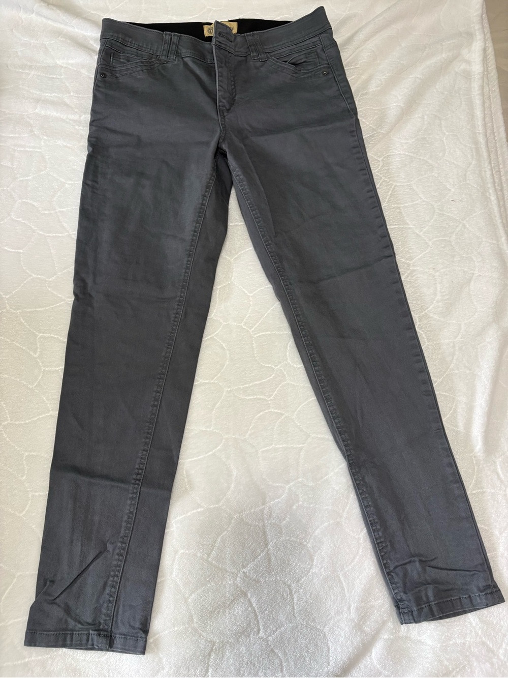 Democracy Slim Skinny Jeans in Charcoal Gray